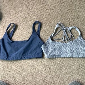 Size M—2 sports bras (outdoor voices & lulu)
